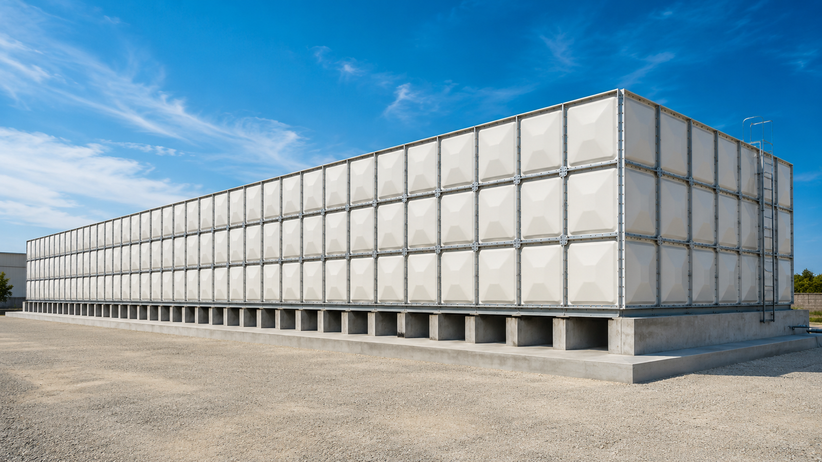 GRP tank configuration